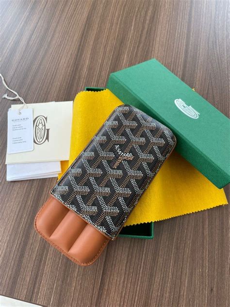 retro bart goyard iphone case|maison Goyard cigar case.